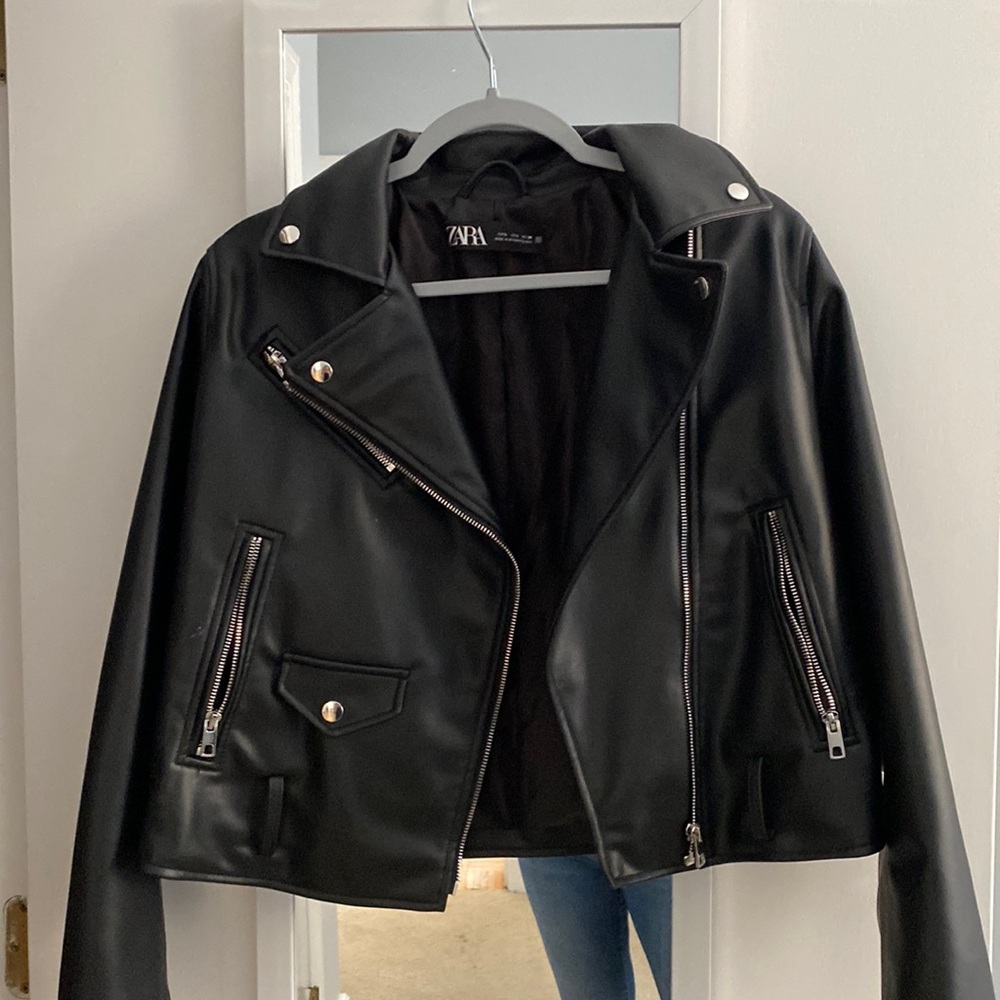 Zara Faux Leather Jacket